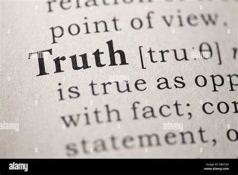 definition of the word truth.